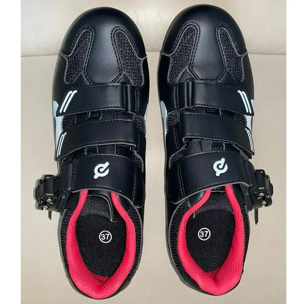 EUC Peloton Original Cycling Shoes Size 37 (US Womens 6) with Look Delta Cleats